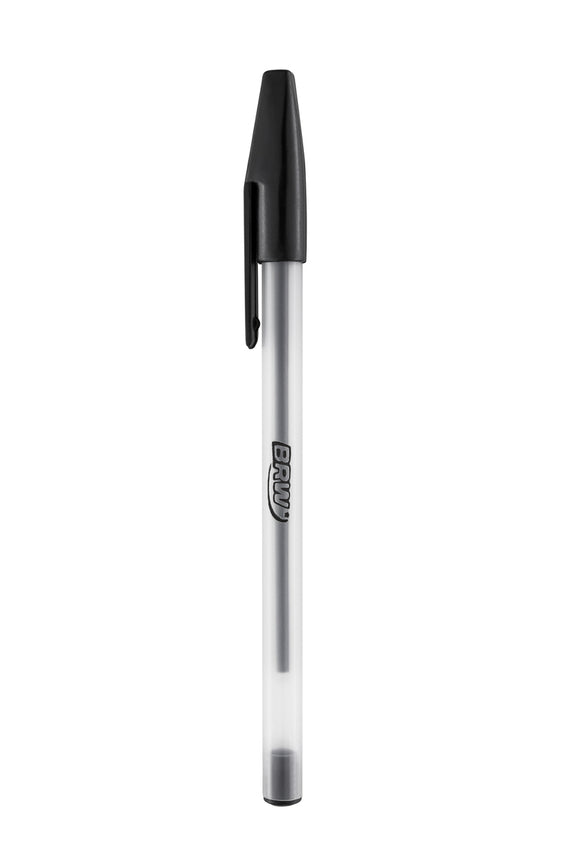 Caneta Esferográfica 1.0mm Preta Sextavada BRW