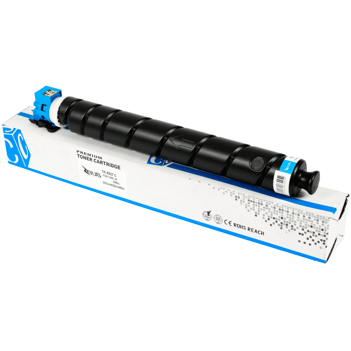 Cartucho de Toner P/ Kyocera Tk8527, Ciano, C/ Chip, 15K - Zeus