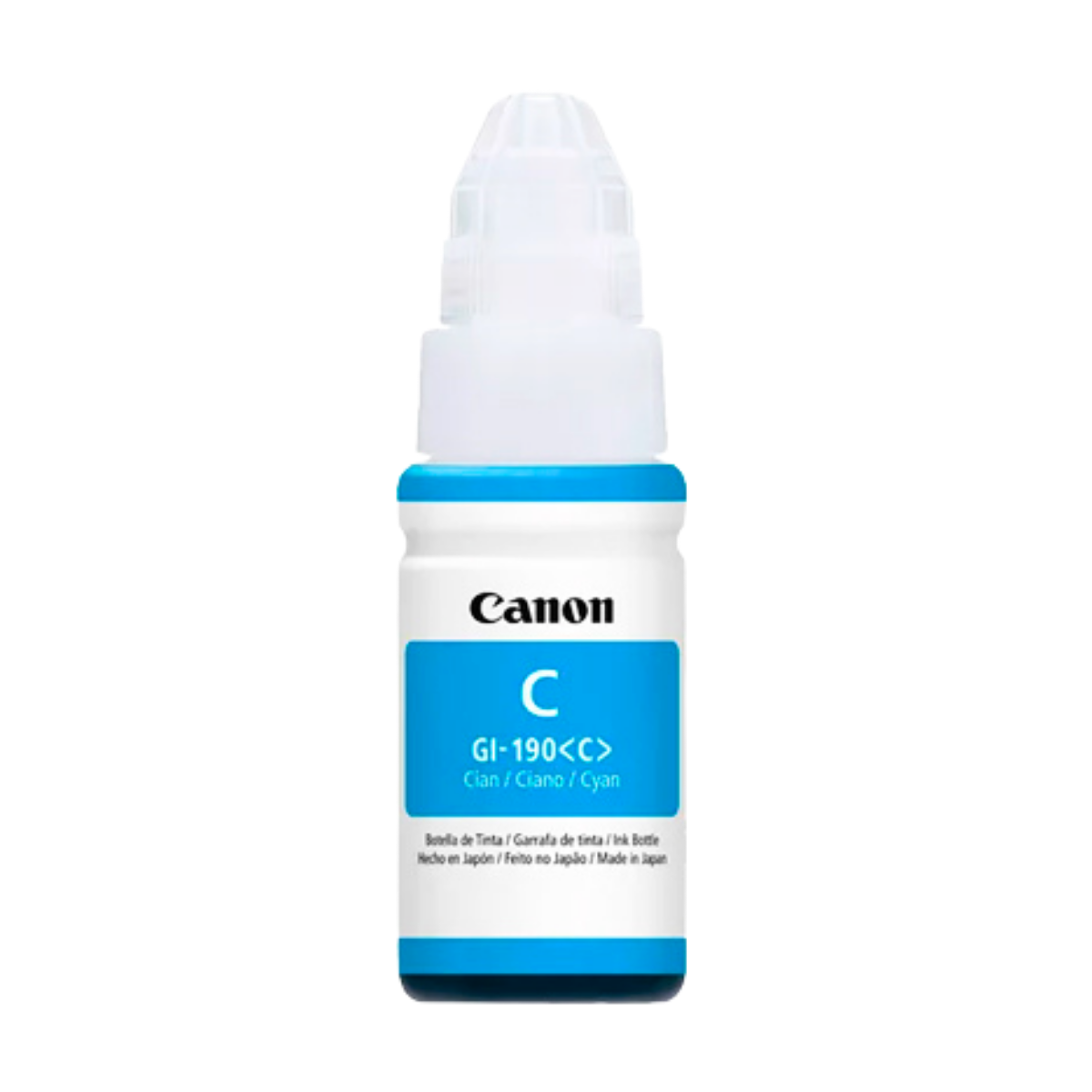 Tinta Canon GI-190 C Para G1100 G2110 G3102 G4111 Ciano 70ml 7K - Original