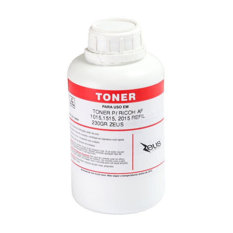 Refil de Toner Compatível Zeus p/ Ricoh AF 1015 1515 230g