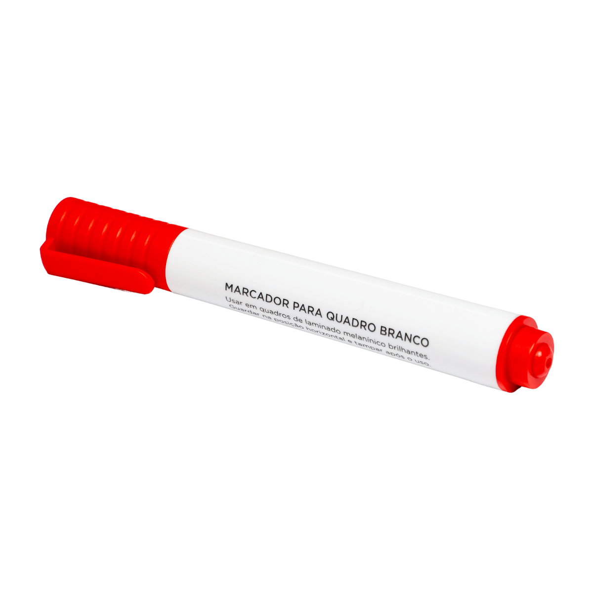 Marcador Quadro Branco Vermelho com ponta redonda BRW