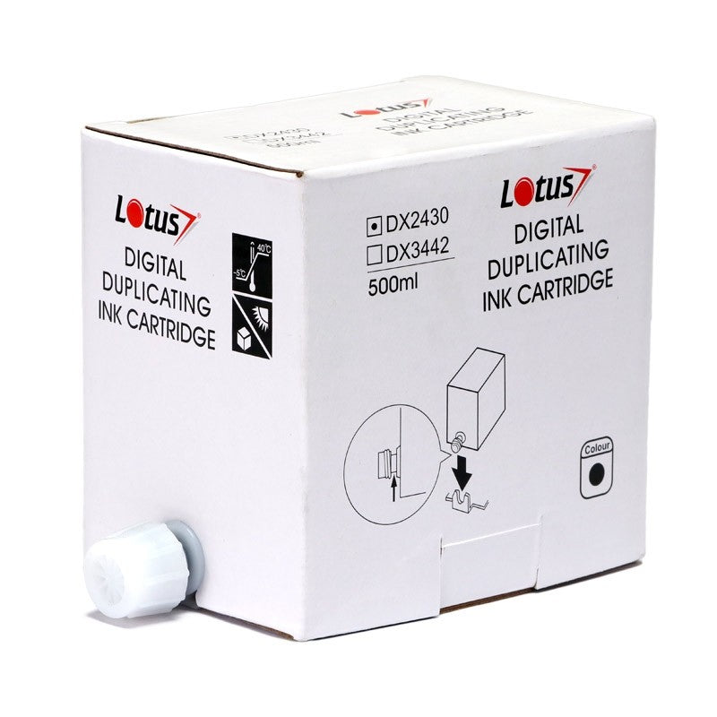 Tinta Lotus Preta Compatível com DX-2330 DX-2430 - 500ml (Cx c/5)
