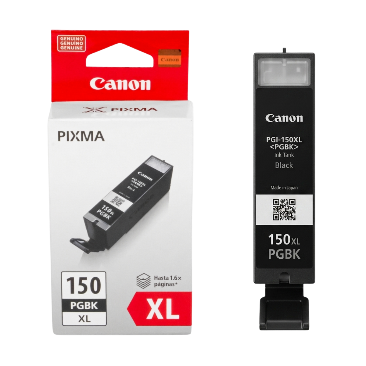 Kit 5 Cartuchos de Tinta Canon PGI150XL CLI151XL CMYKK C/ Chip - ORIGINAIS