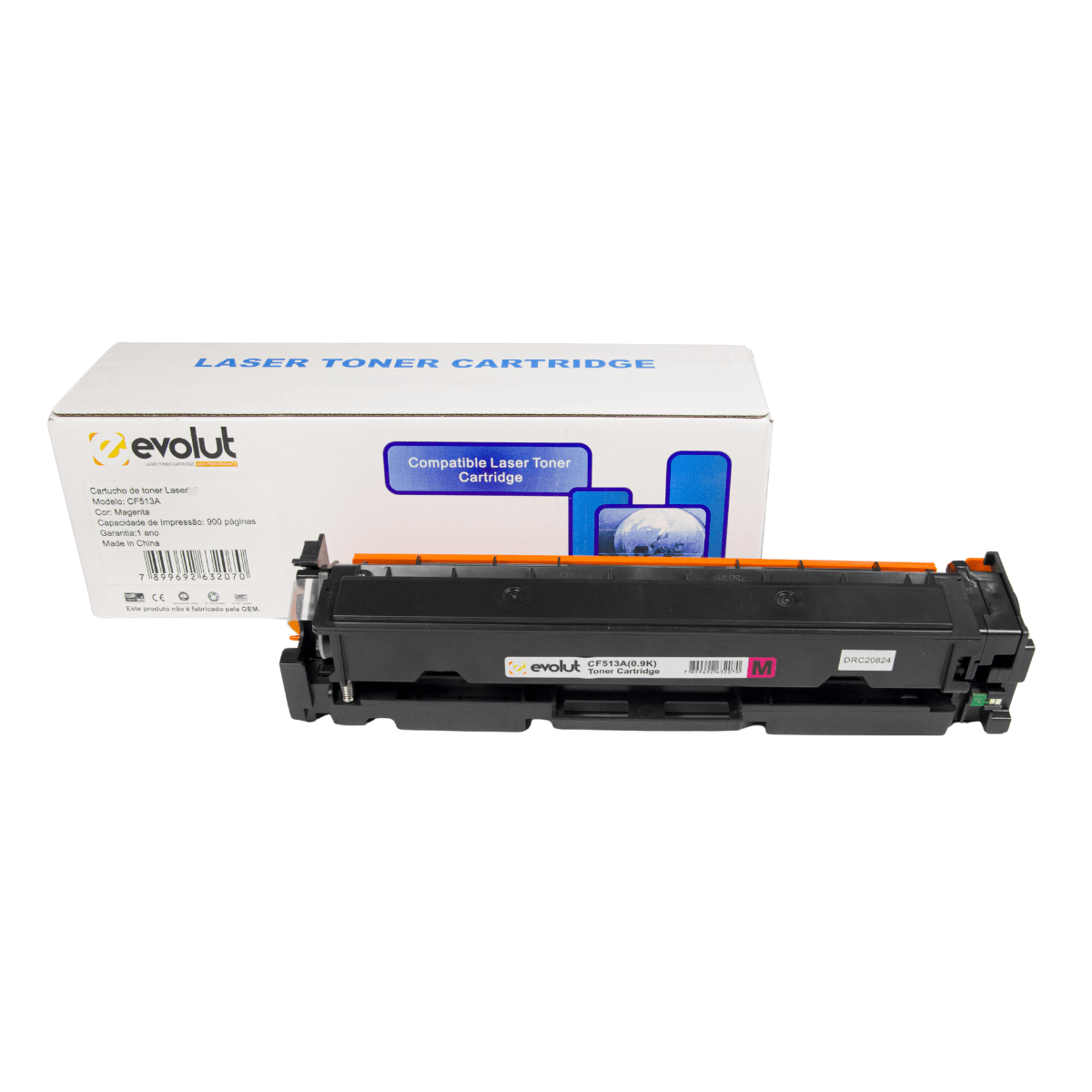 Cartucho de Toner Para HP CF513A Magenta 0.9K - Evolut