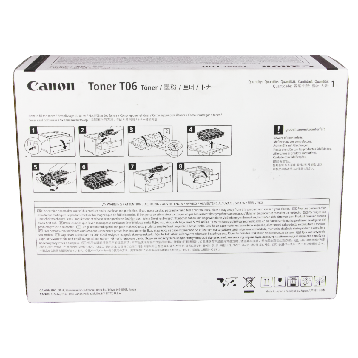 Cartucho de Toner Canon T06 Para IR1643 1643i 1643if  20.5K - Original