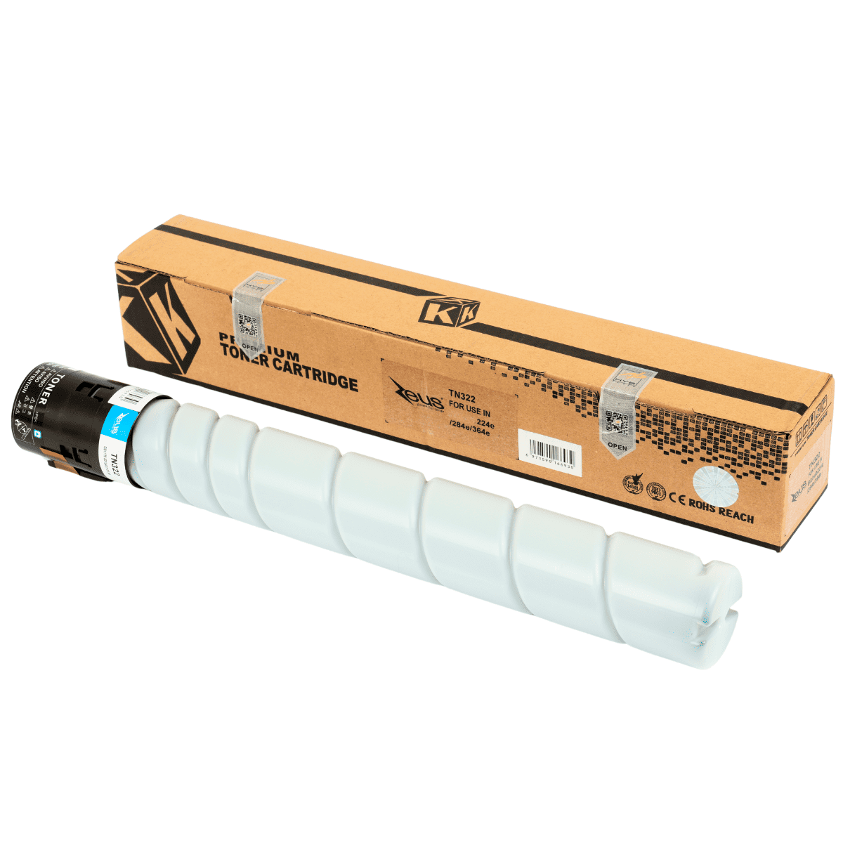 Cartucho de Toner P/ Minolta Bizhub Tn322, Preto, 25K - Zeus