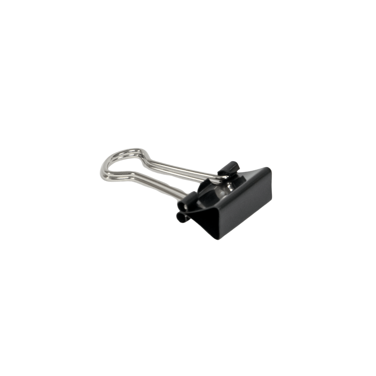 Clipes Para Papel Binder 19mm BRW- Pote c/40un - Preto