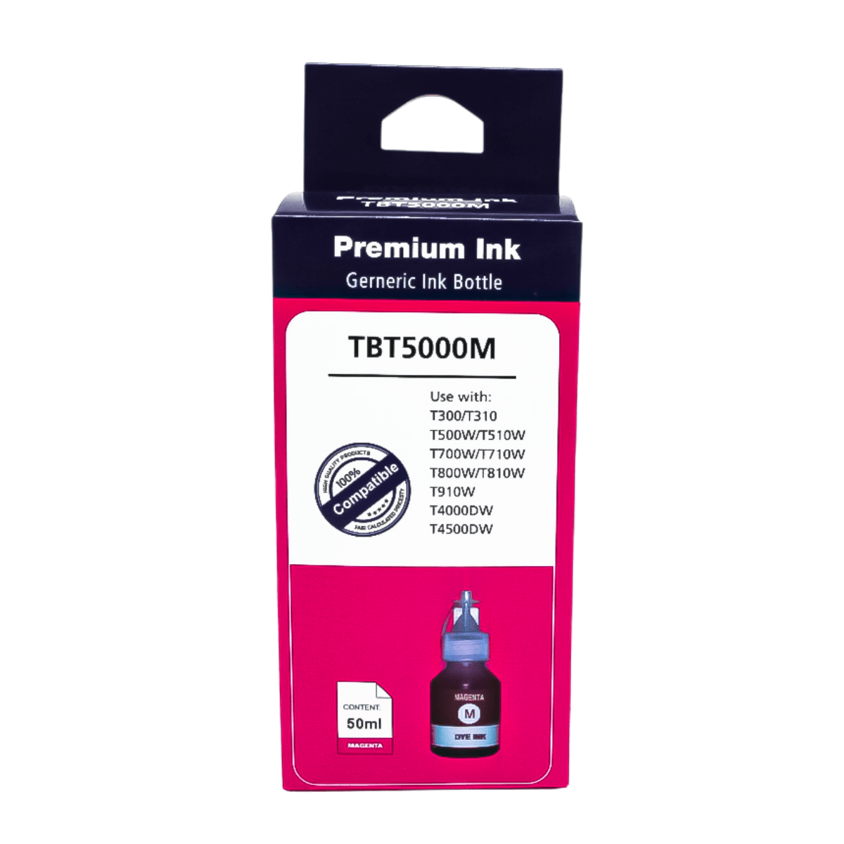 Refil de Tinta Compatível p/ Brother  BT5001 Magenta- Lotus