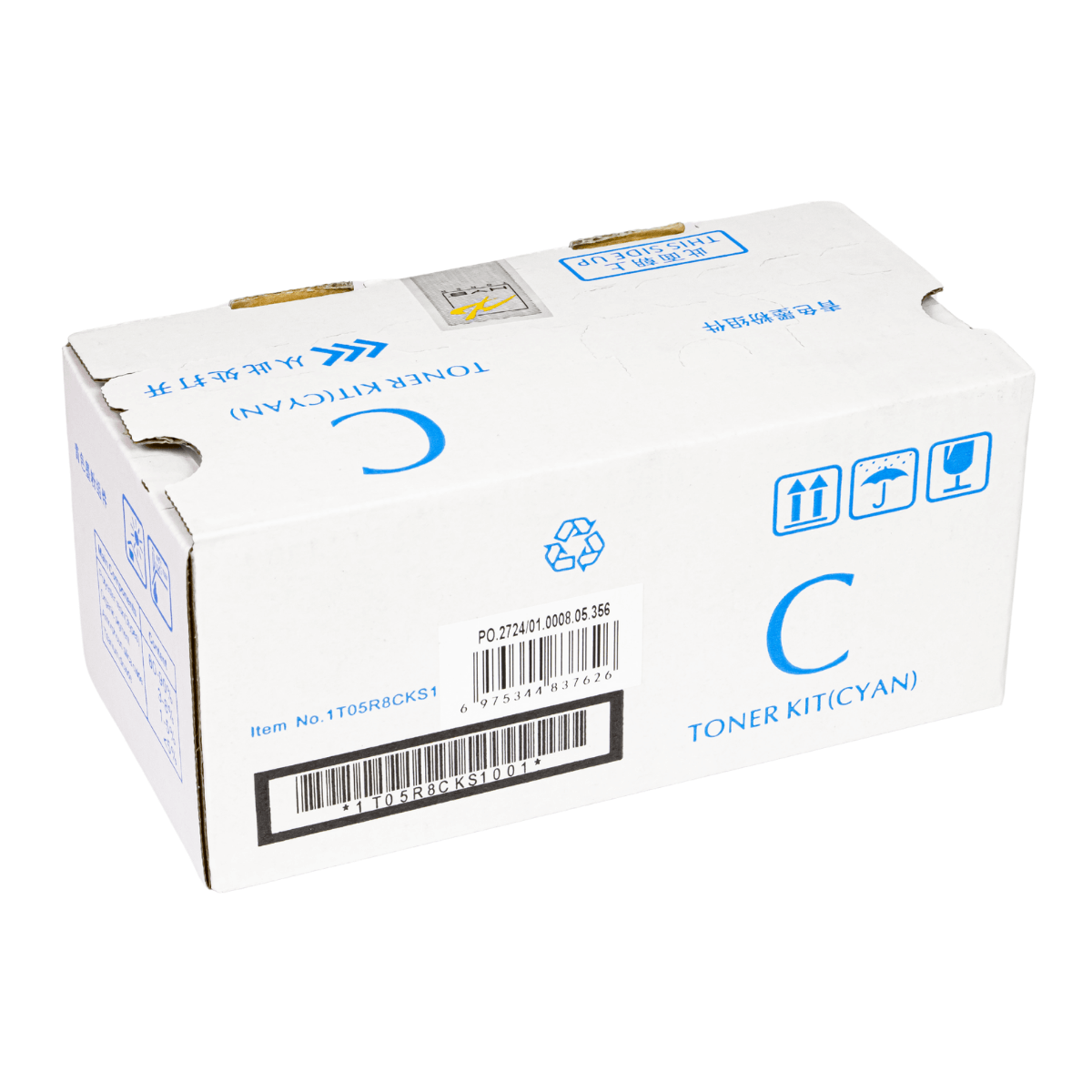 Cartucho de Toner P/ Kyocera TK5432 Ciano C/ Chip 1.25K - Zeus