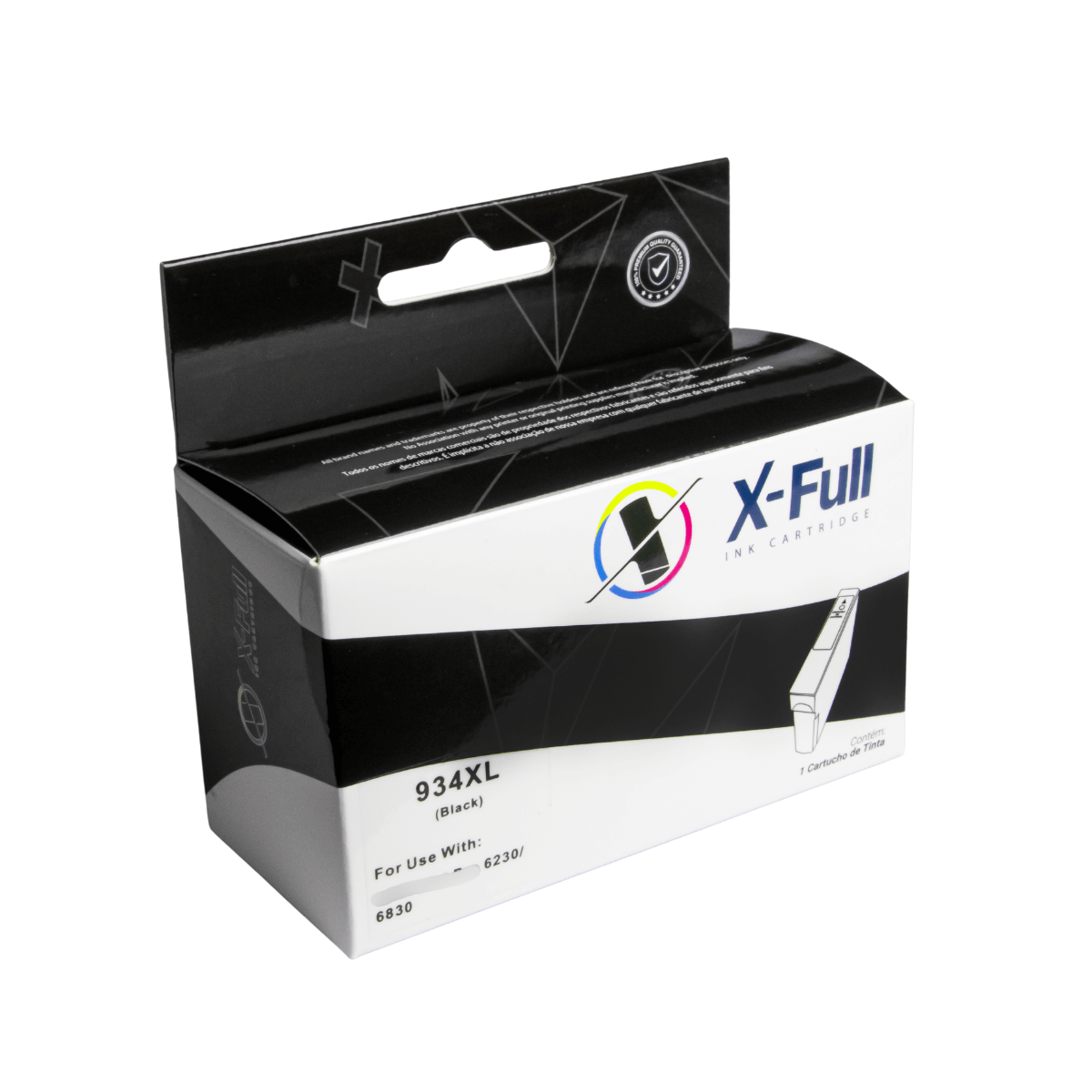 Cartucho de Tinta P/ HP 934XL 934 Preto C/ Chip 50ml - X-Full