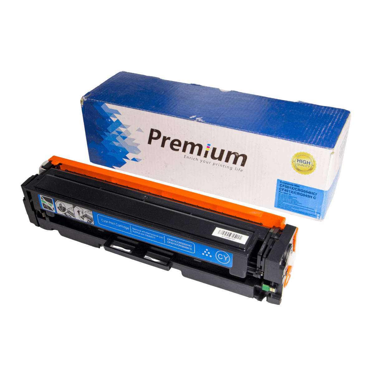 Kit 4x Toner P/ HP Canon CRG054 CF400X 401X 402X 403X CMYK C/ Chip - Lotus