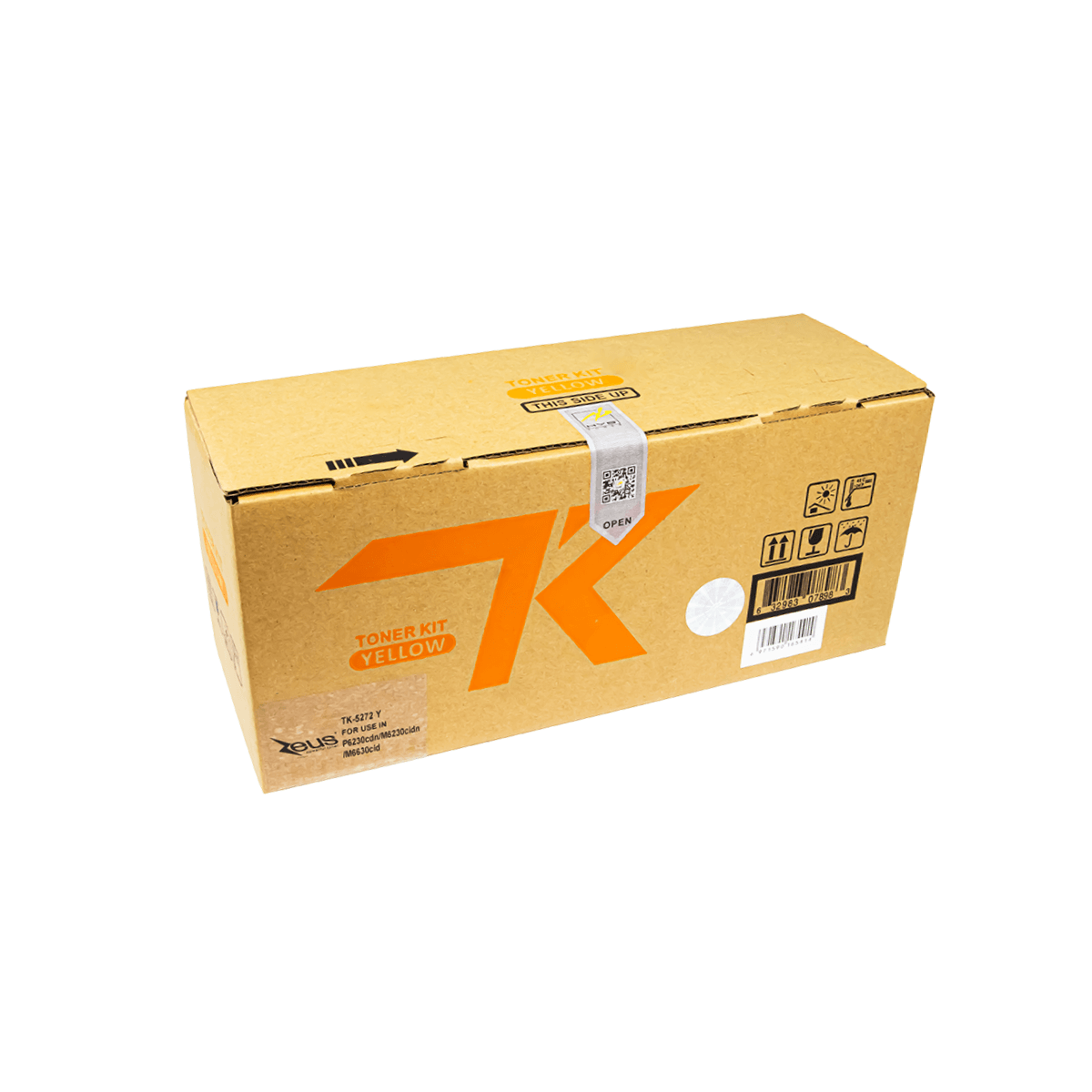 Cartucho de Toner P/ Kyocera TK5272 Amarelo C/ Chip 6k - Zeus