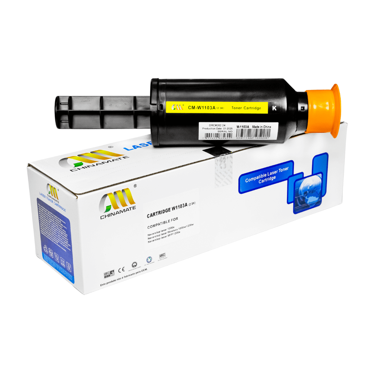 Cartucho de Toner Para HP W1103A 2.5K - Chinamate