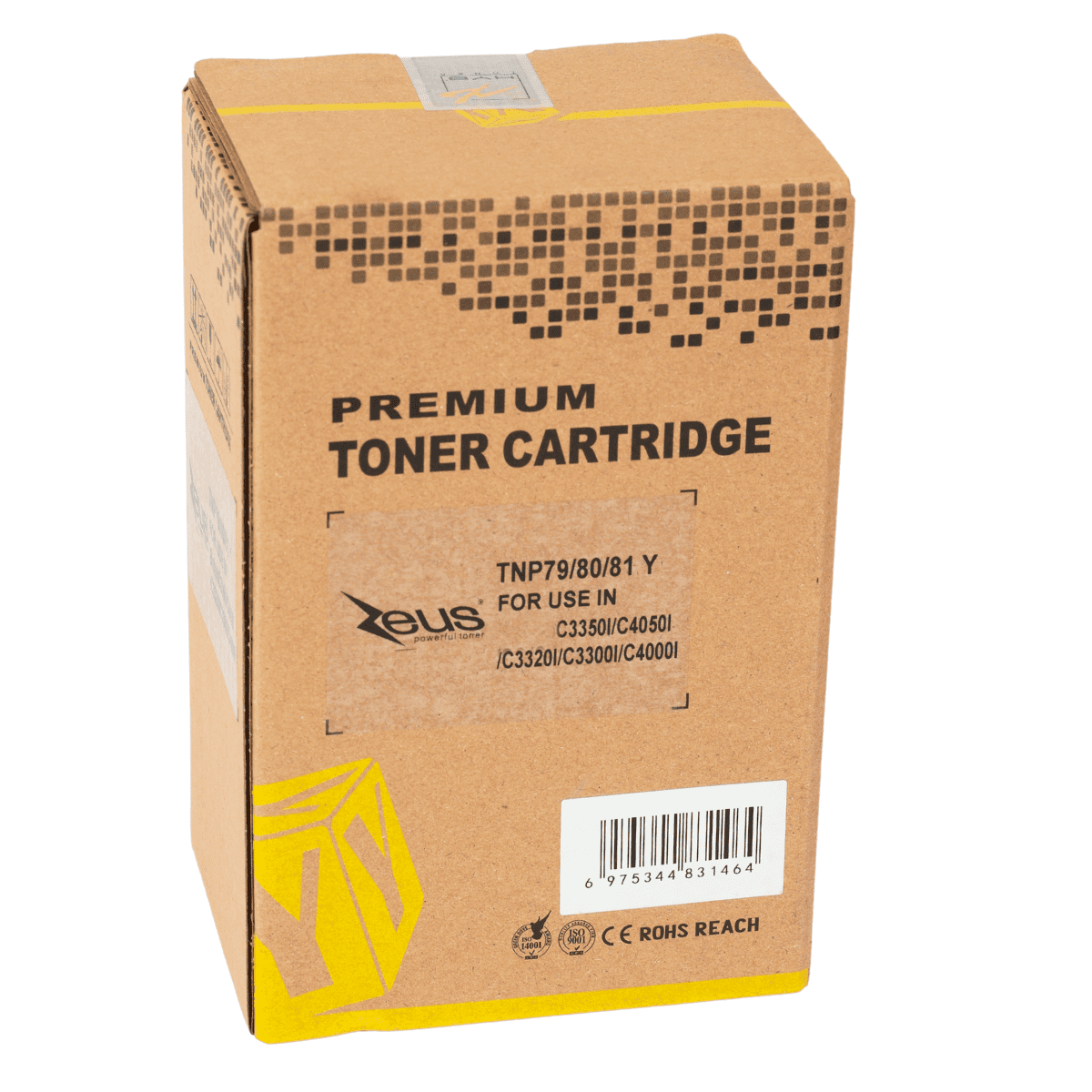 Cartucho de Toner P/ Minolta Tnp79, Tnp80/81, Amarelo, C/ Chip, 9K - Zeus