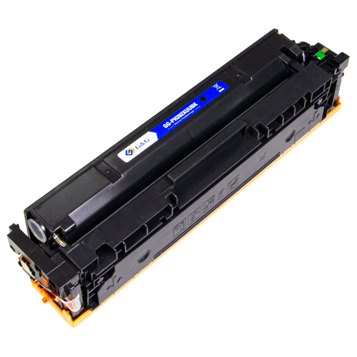 Cartucho de Toner P/ Canon e HP CF400X CF500X CRG054 202X Preto C/ Chip 3.2K - G&G