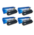 Kit 4 Toner Coloridos CMYK P/ Canon T09, LBP1127 C/ Chip (7.6K) Lotus