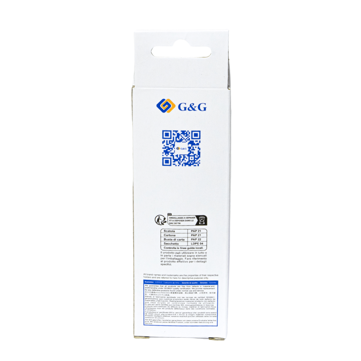 Refil de Tinta P/ Canon GI-10S Amarelo 7.7K 70ml (NC12-CUY) - G&G