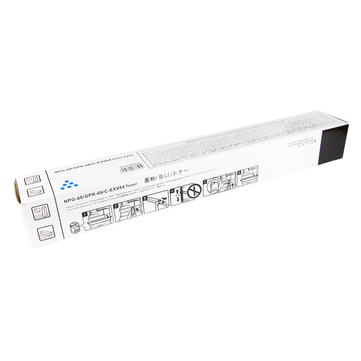Cartucho de Toner P/ Canon GPR-66 Ciano C/ Chip 25.5K - Zeus