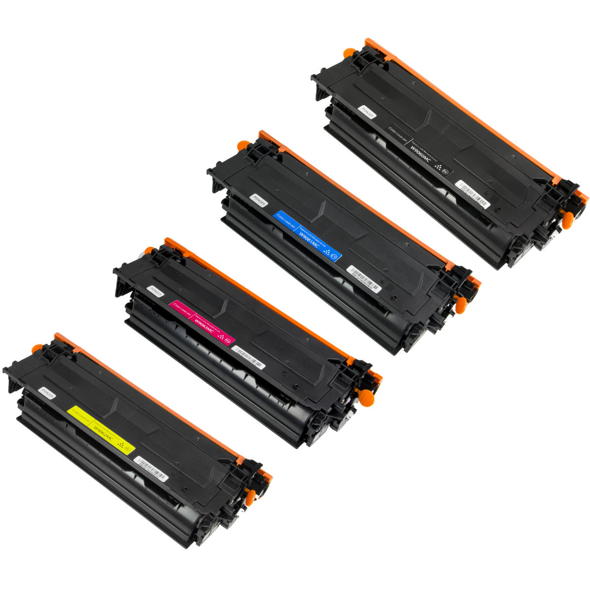 Kit 4x Toner P/ HP W9060 9061 9062 9063 E55040 E57540 C/ Chip CMYK - Lotus