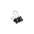 Clipes Para Papel Binder 19mm BRW- Pote c/40un - Preto