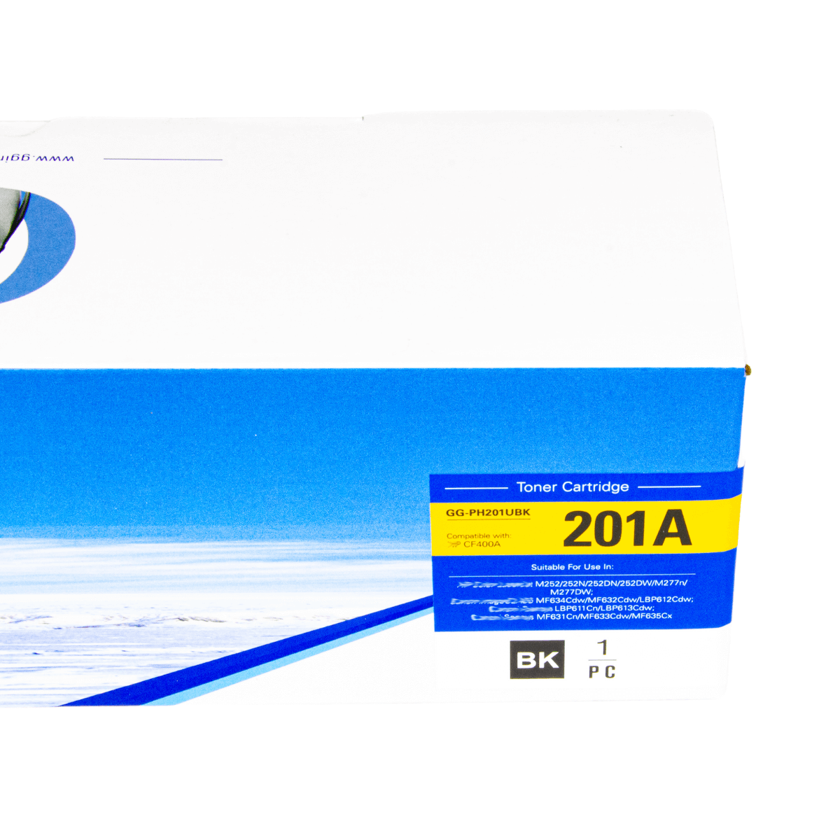 Cartucho de Toner P/ Canon MF644 HP CF400A CF500A Preto C/ Chip 1.5K - G&G