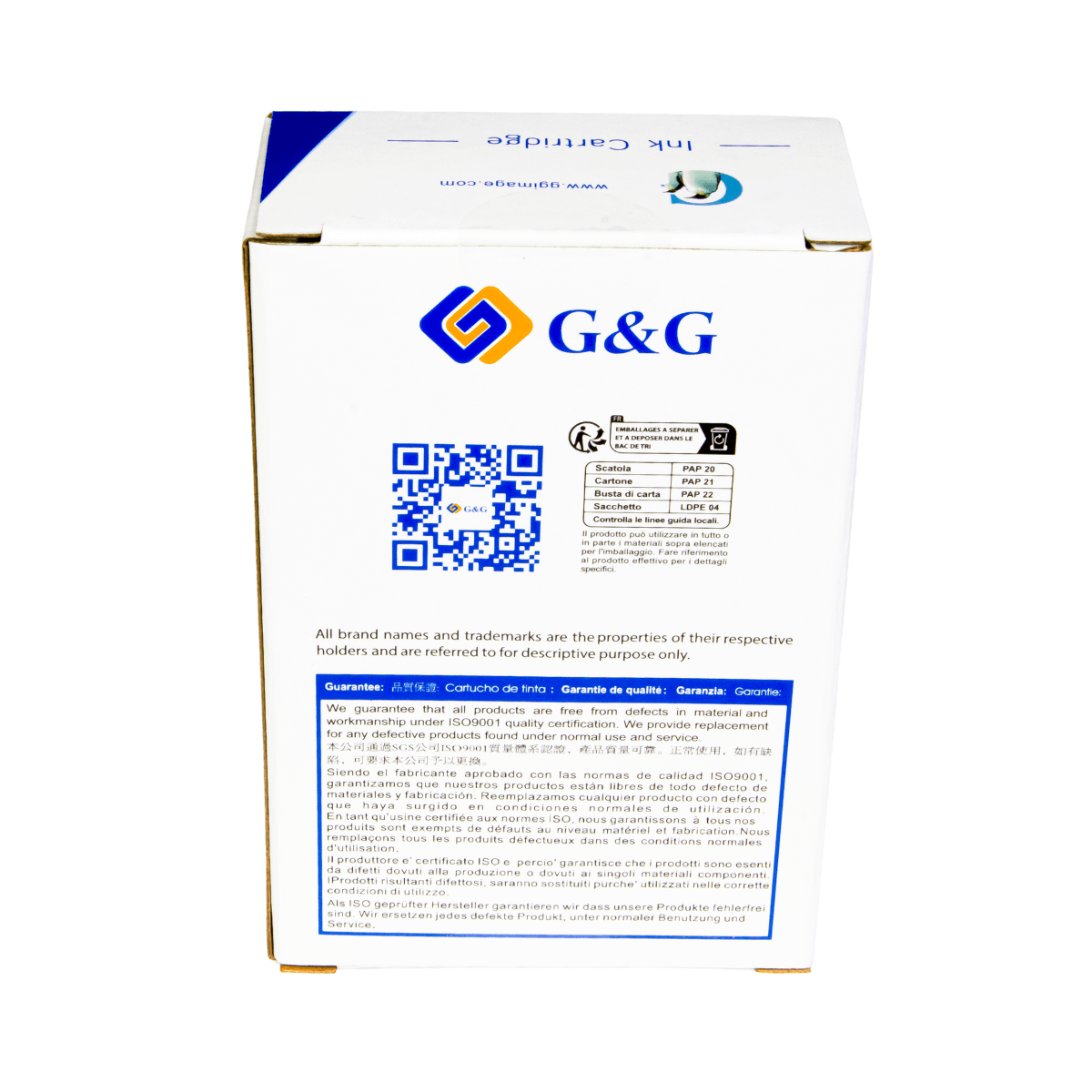 Cartucho de Tinta P/ Plotter Canon PFI-107 Matte Black C/ Chip 130ml - G&G