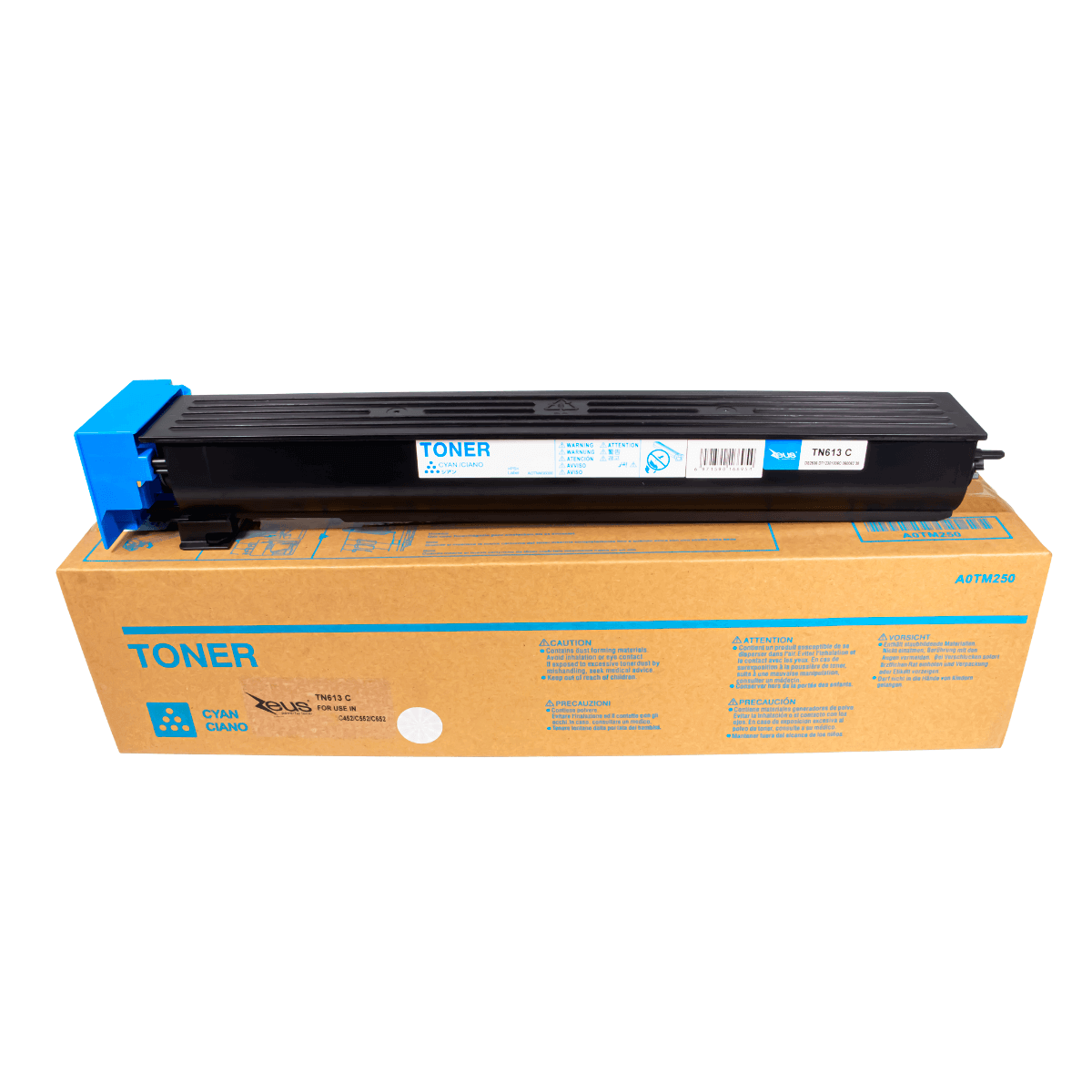 Cartucho de Toner P/ Minolta Tn613 Ciano C/ Chip 30K - Zeus