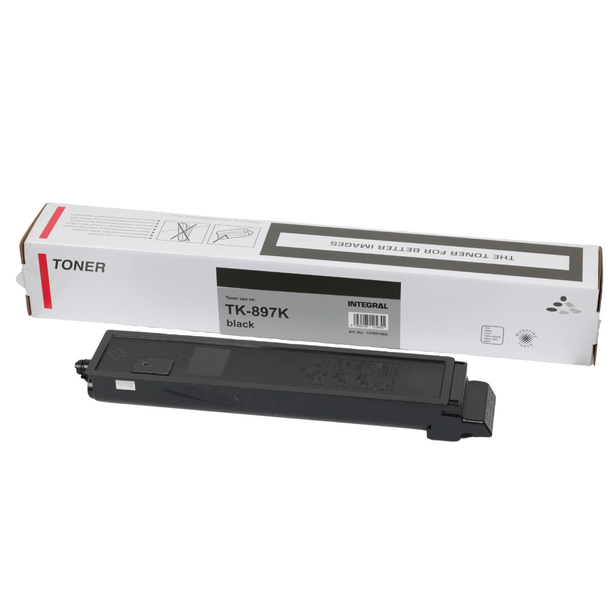 Toner Compatível Integral Black TK897 p/ Kyocera - 12k