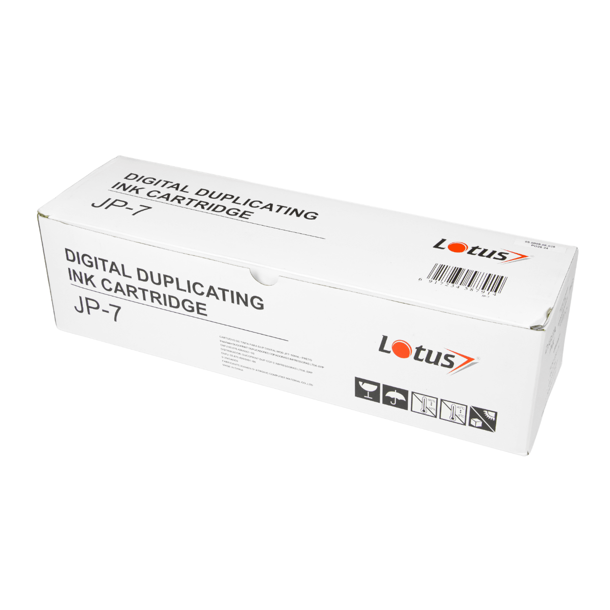 Tinta Lotus Preta Compatível com JP7 - 500ml (Kit c/ 5)