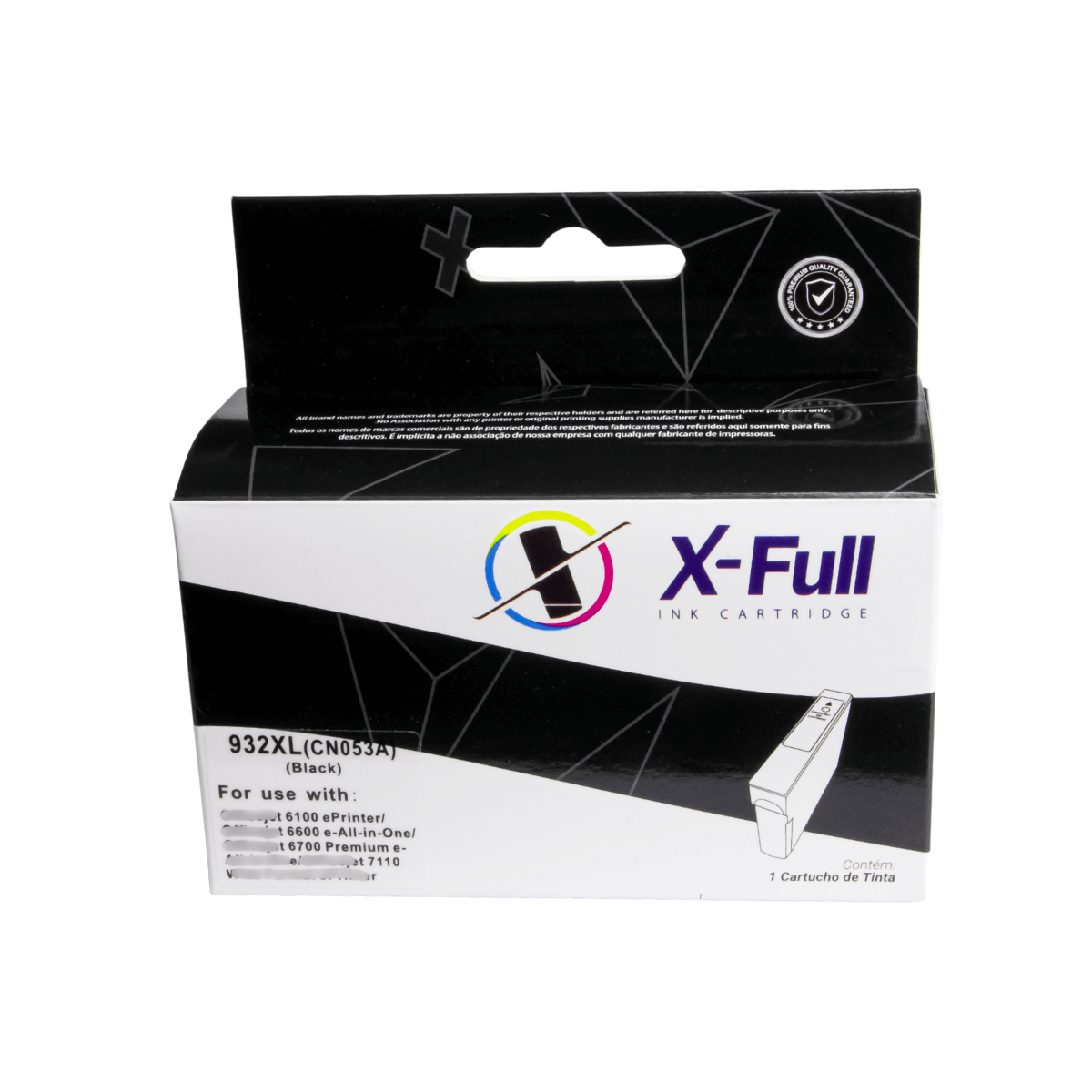 Cartucho de Tinta P/ HP 932XL 932 CN053A Preto C/ Chip 50ml - X-Full
