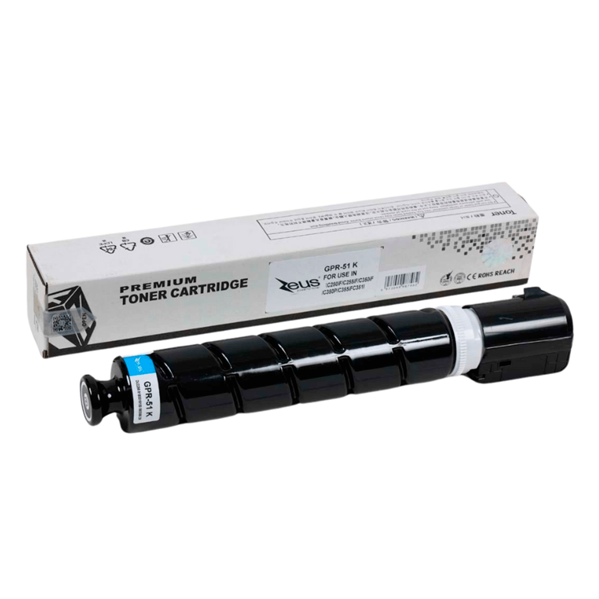 Toner Compatível p/ Canon GPR-51 Preto C/ Chip 19K - Zeus