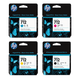 Kit 4x Cartucho de Tinta HP 712 P/ Plotter T250 T650 CMYK - Original