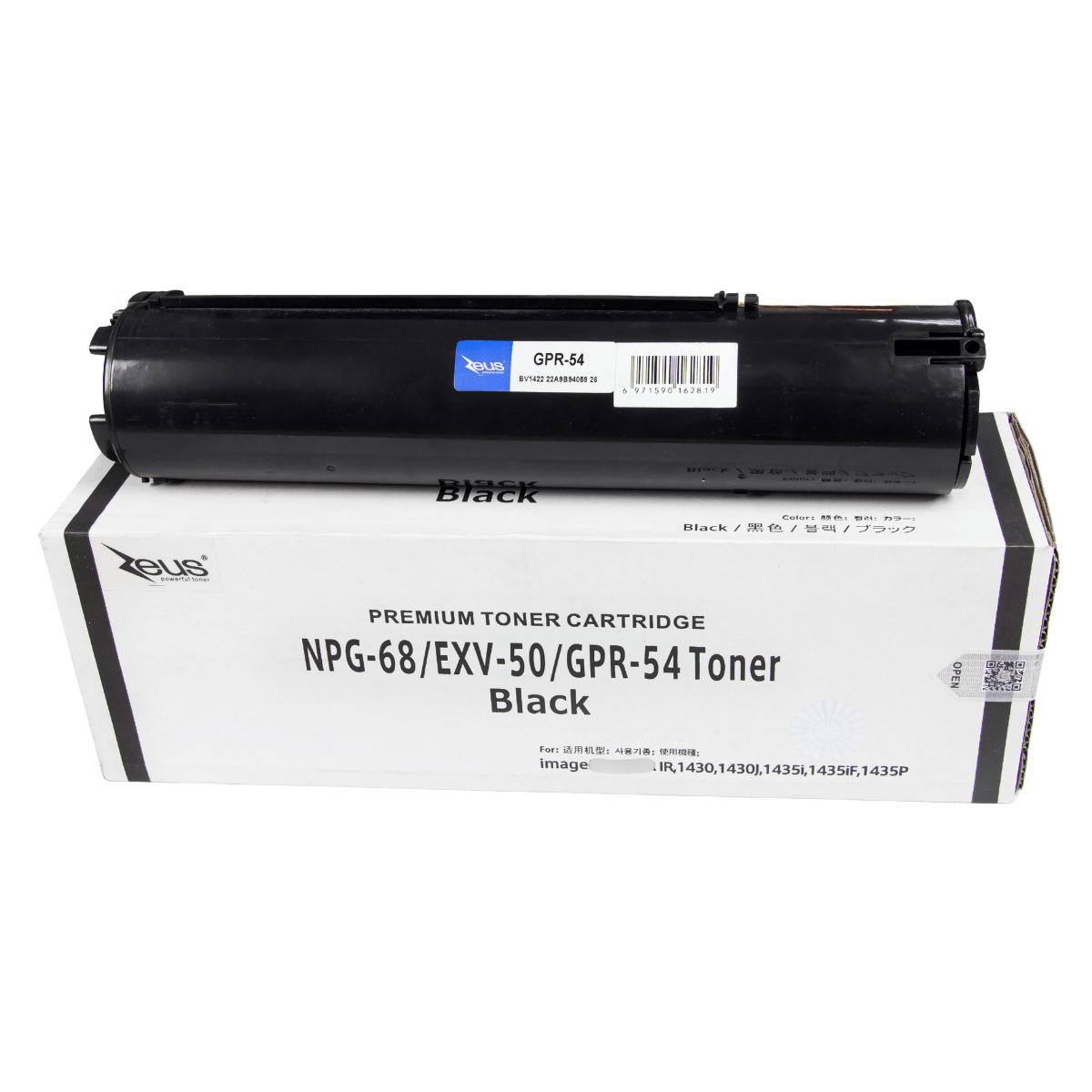 Toner Compatível Zeus GPR-54 P/ Canon IR1435 C/ Chip - 17.6K