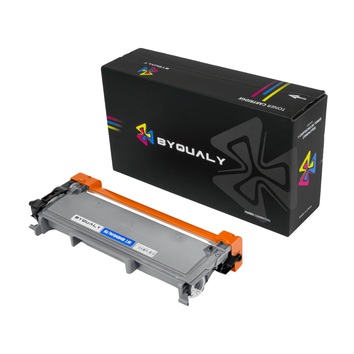 Cartucho de Toner P/ Brother TN410 TN420 TN450 2.6K - Byqualy