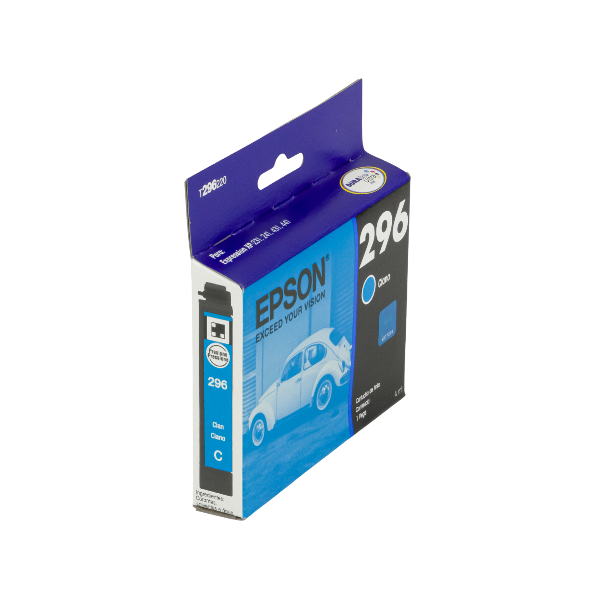 Cartucho de Tinta Epson T296 T296220 Ciano P/ XP231 XP431 - Original