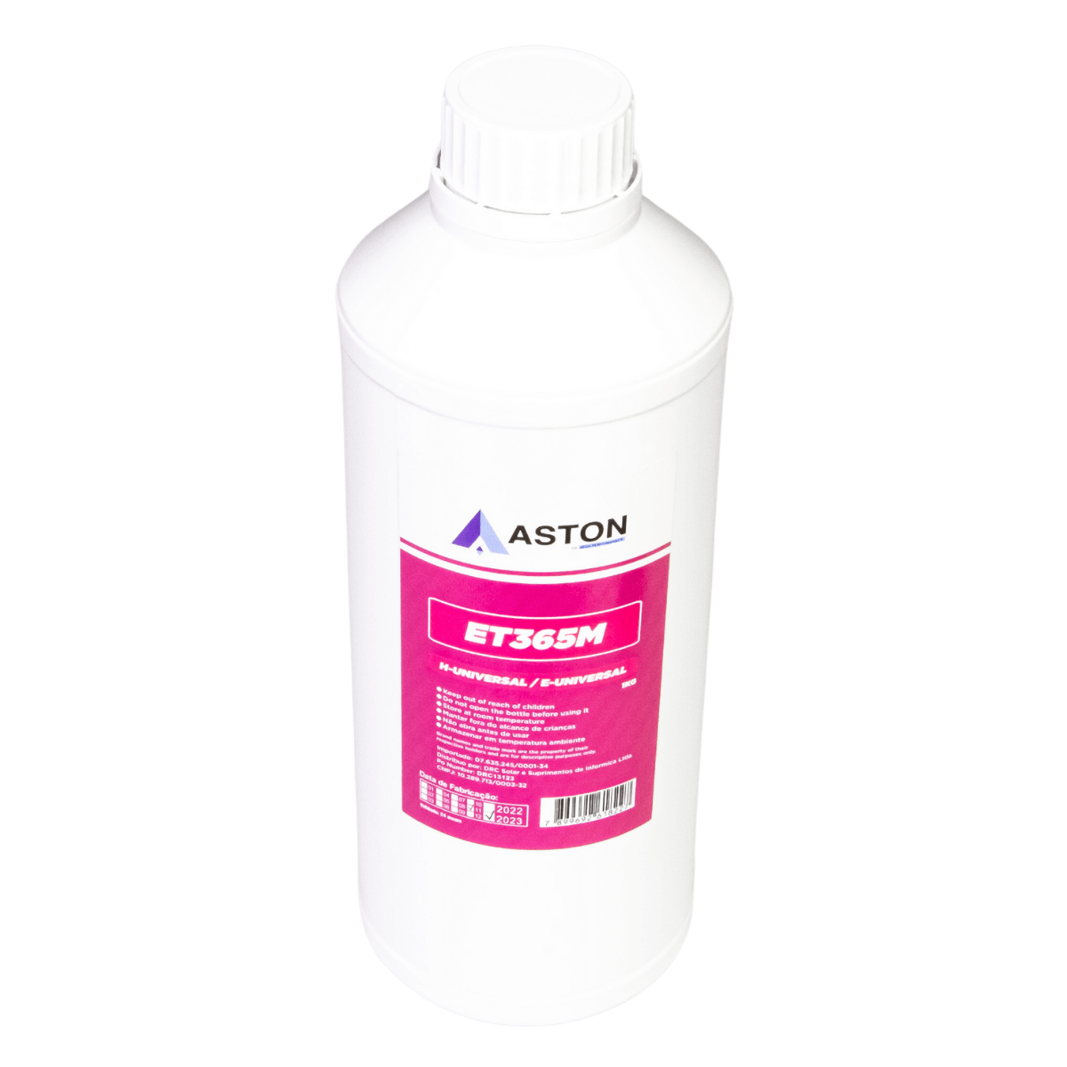 Refil de Tinta Compatível Aston Para Hp e Epson Et365 Magenta - 1L