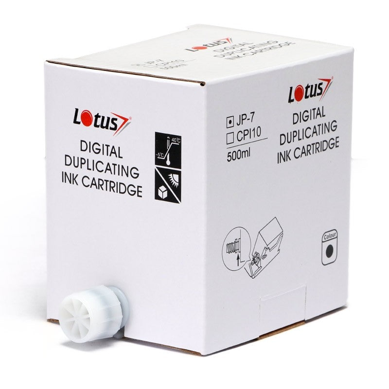 Tinta Lotus Preta Compatível com JP7 - 500ml