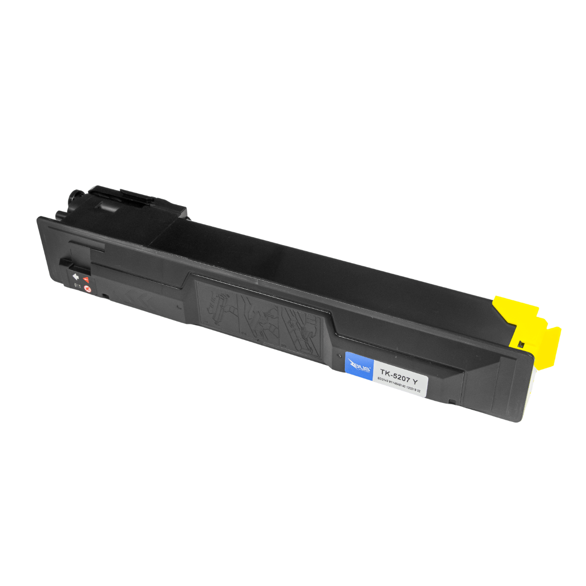 Cartucho Toner Compatível Zeus P/ Kyocera TK5207 Yellow C/ Chip - 12K