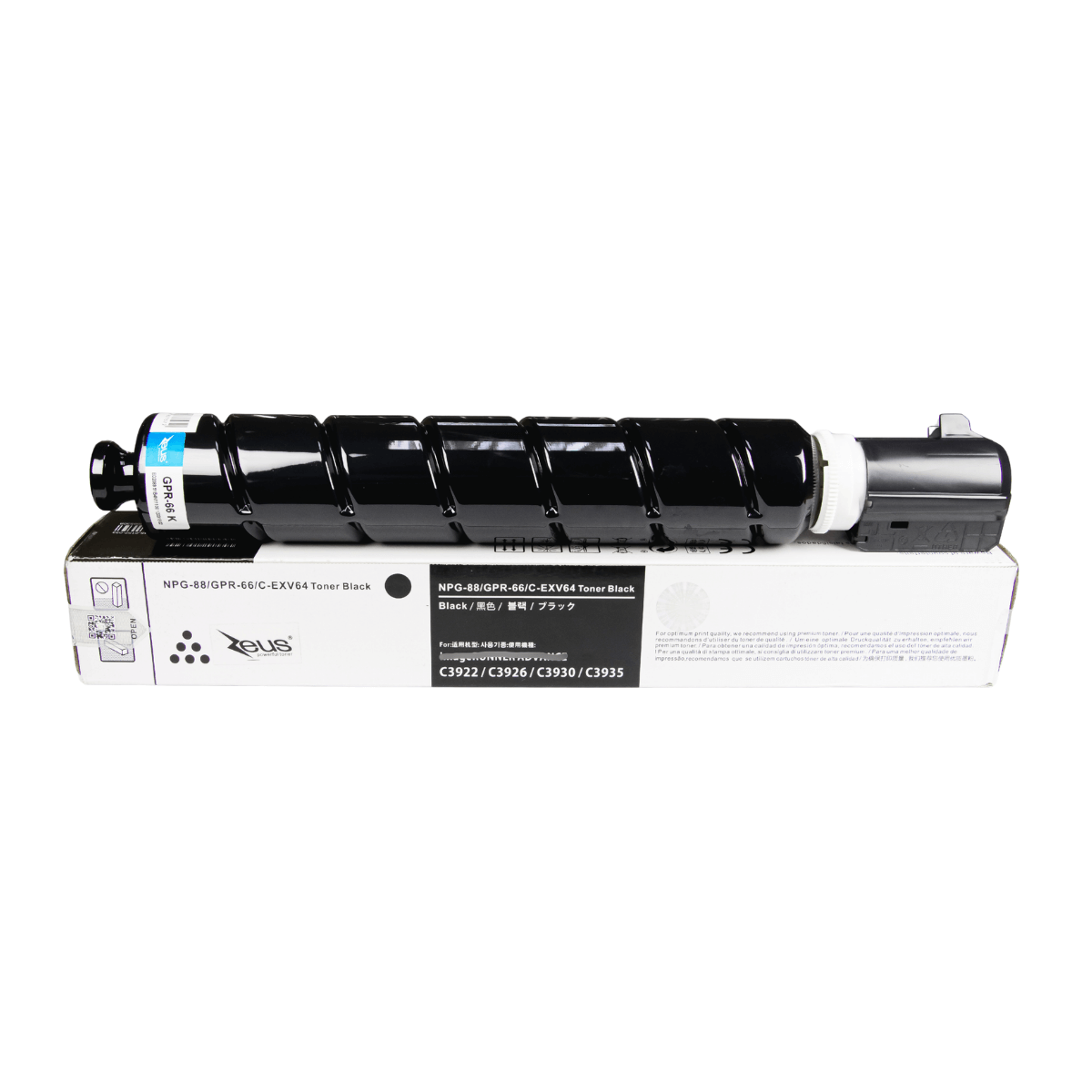 Cartucho de Toner P/ Canon GPR-66 Preto C/ Chip 38K - Zeus