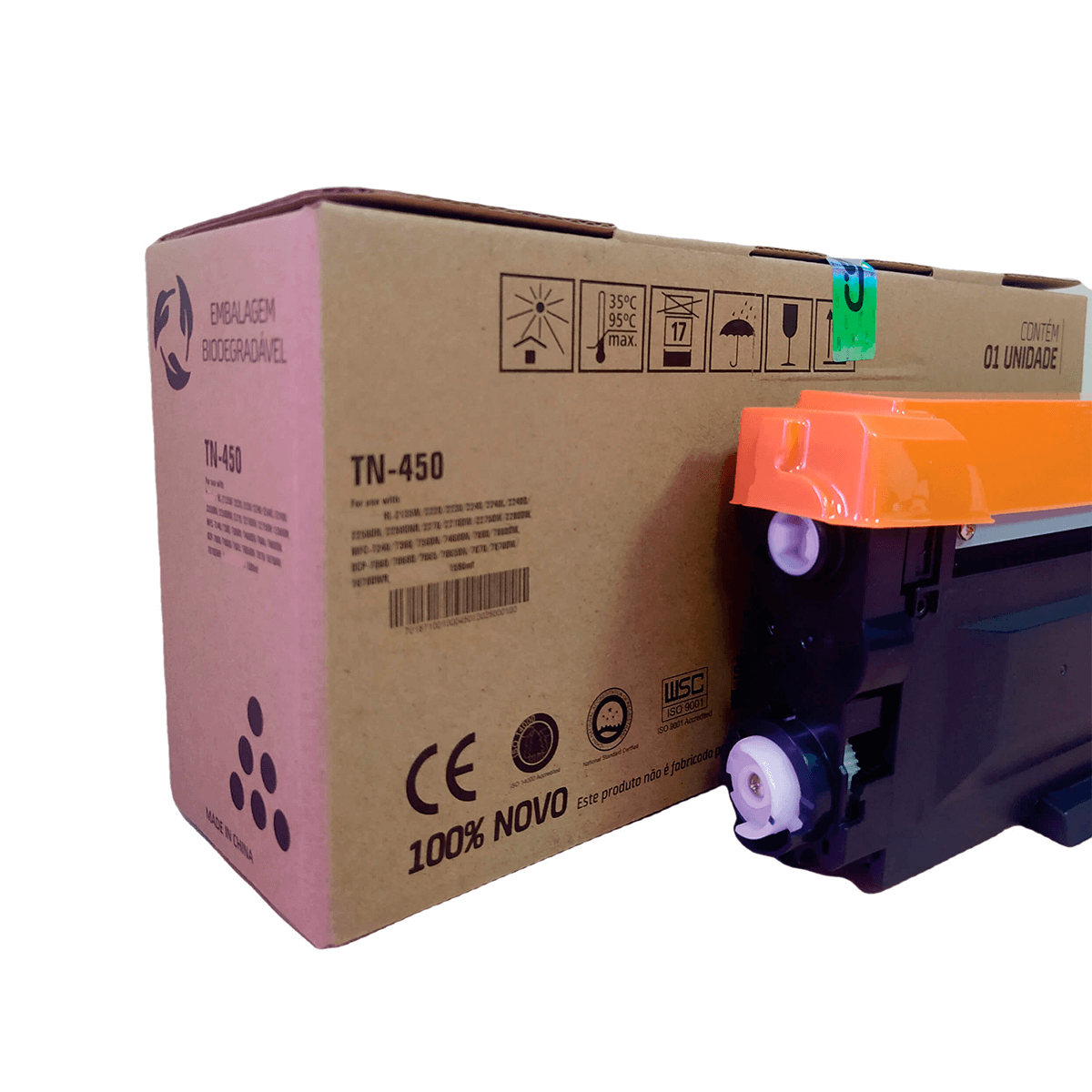 Cartucho de Toner Compatível p/ Brother - RHB - TN 450