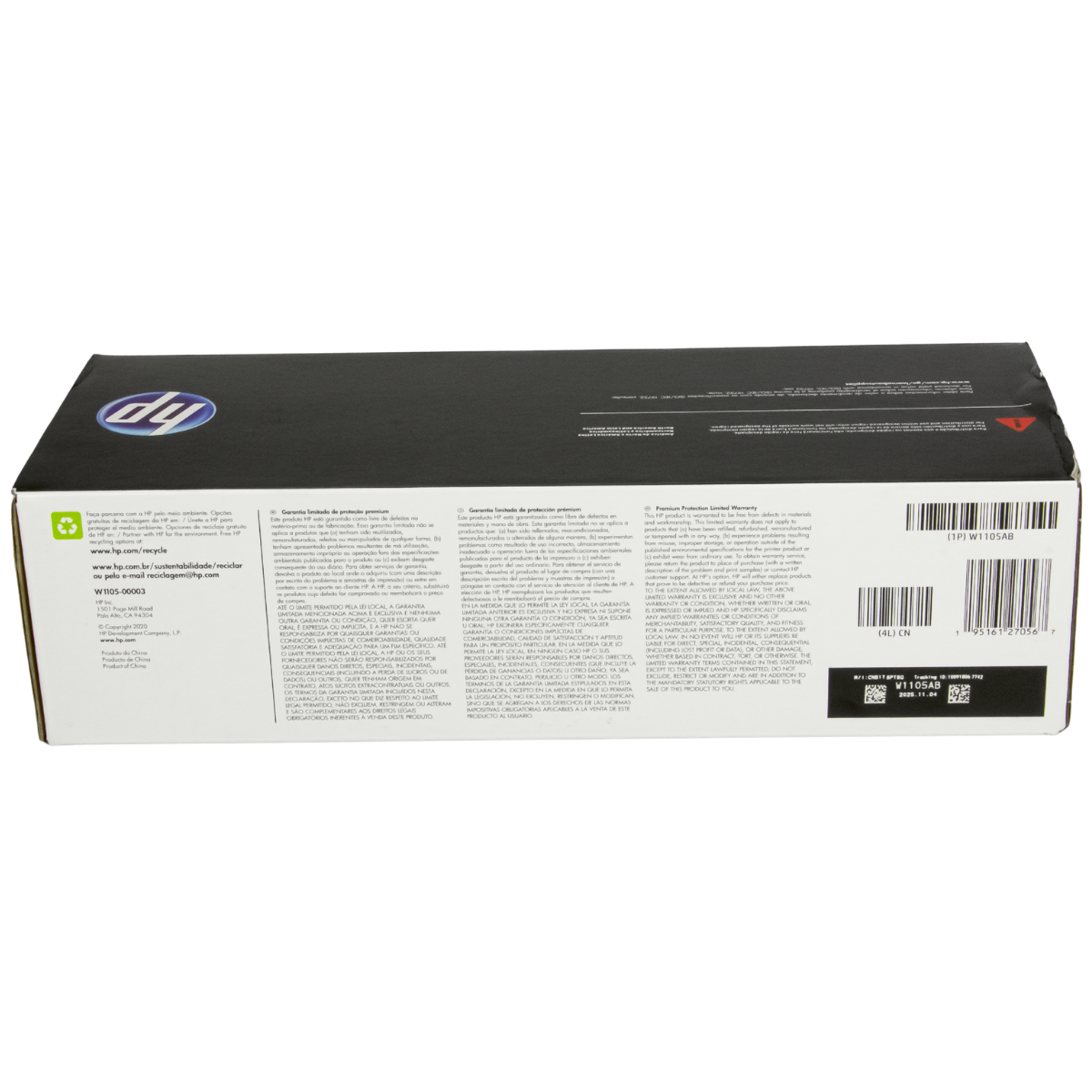Cartucho de Toner HP 105A W1105AB Preto - Original