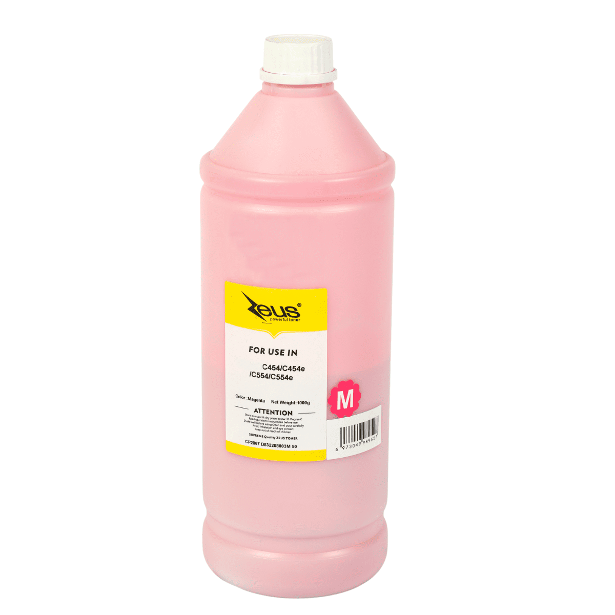 Kit 4x Refil de Toner P/ Konika Minolta TN512 CMYK 1Kg cada - Zeus