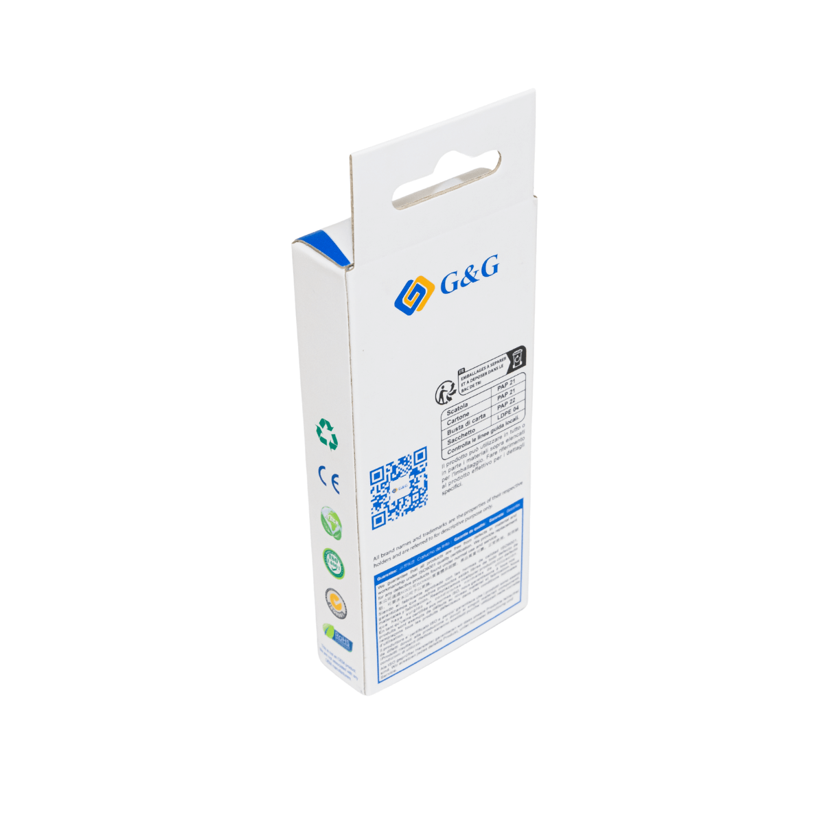 Cartucho de Tinta P/ Canon CLI151 CLI-151XL Ciano C/ Chip 12ML - G&G