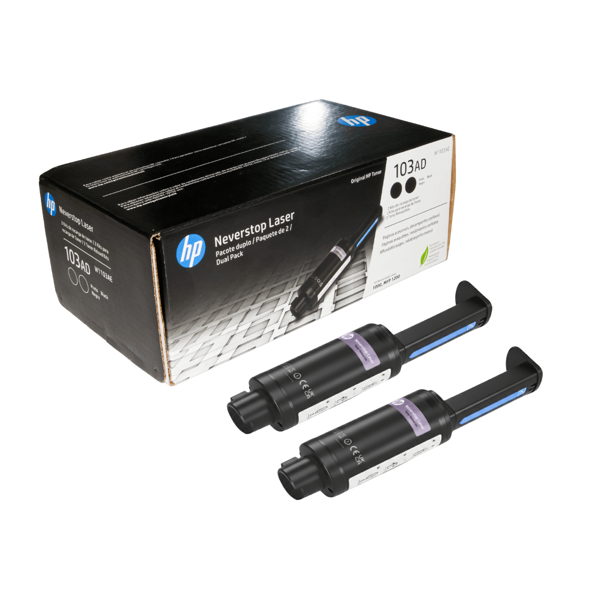 Kit 2x Toner Neverstop HP 103a W1103A - Original