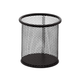 Porta Lápis Caneta Metal Aramado Redondo Preto - BRW