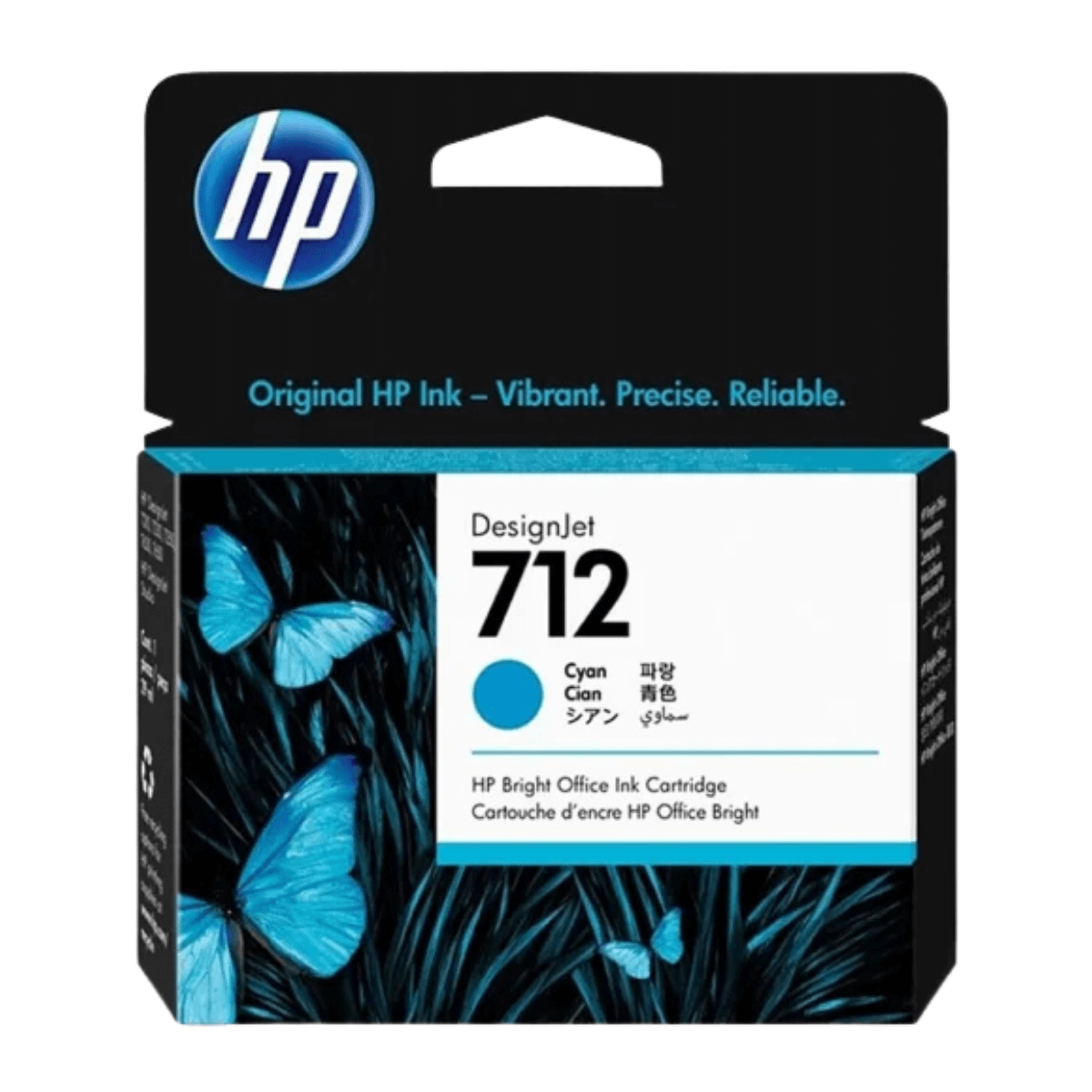Cartucho de Tinta HP 712 3ED67A P/ Plotter T250 T650 Ciano 29ml - Original