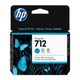 Cartucho de Tinta HP 712 3ED67A P/ Plotter T250 T650 Ciano 29ml - Original