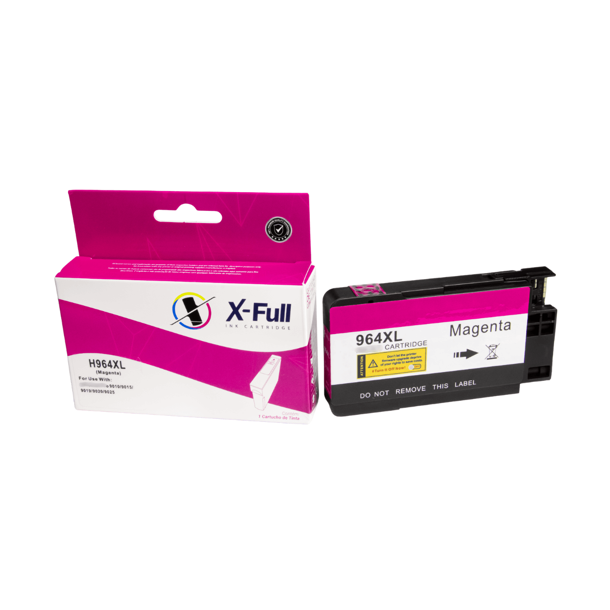 Kit 4x Cartucho de Tinta P/ HP 964XL 964 CMYK C/ Chip - X-Full