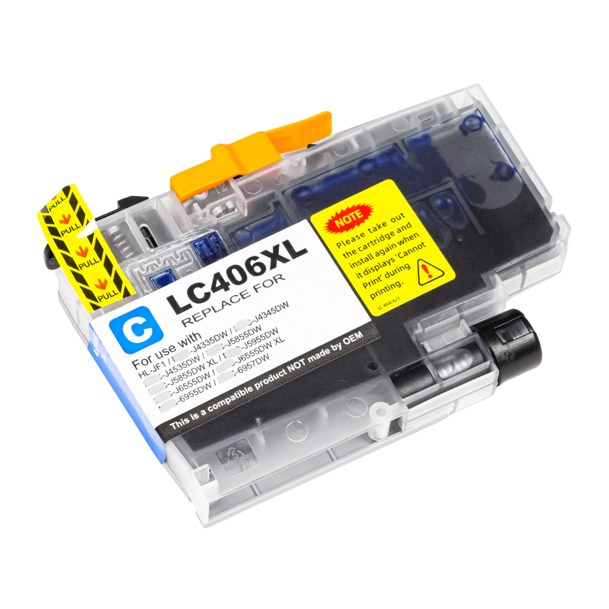 Cartucho de Tinta P/ Brother LC406 XL Ciano C/ Chip 5K - Lotus