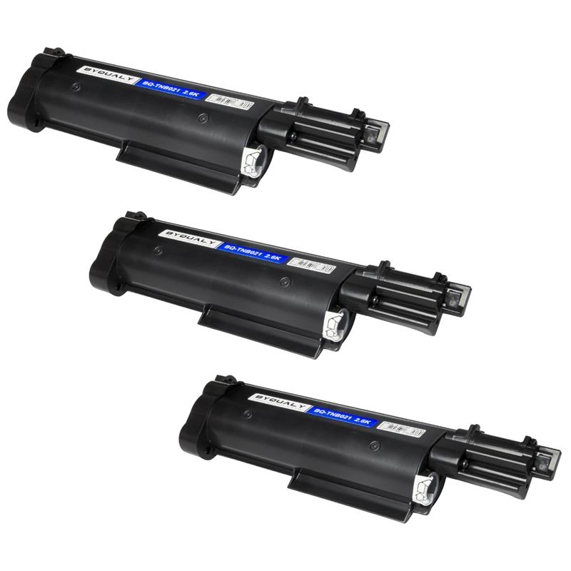Kit 3 Toners Compatíveis Brother TN-B021 para Impressora Laser — 2.6K